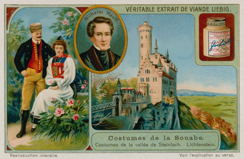 Steinlach, Wilhelm Hauff ve Lichtenstein vadisinin kıyafetleri by European School