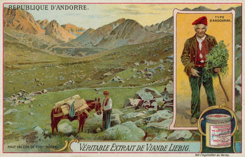 Font-Black'in yüksek vadisi ve tipik bir Andorra by European School