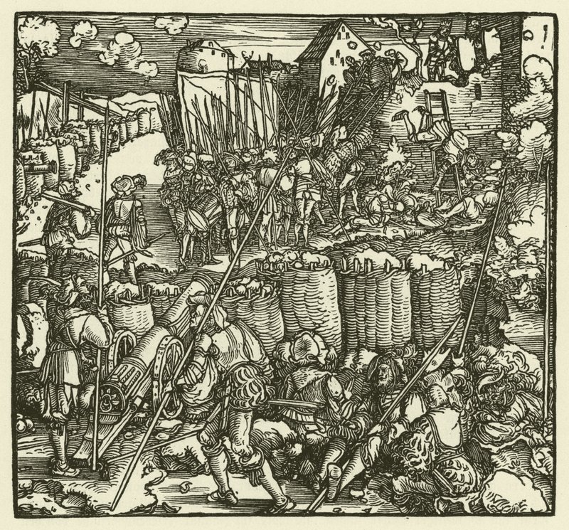 Bir kalenin fırtınası, 1532 by European School