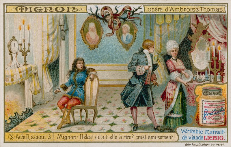 Wilhelm, Philine ve Mignon by European School