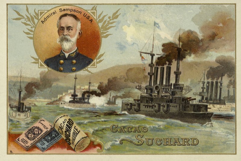 William Sampson, Amerikan amiral, İspanya-Amerika Savaşı, 1898 by European School