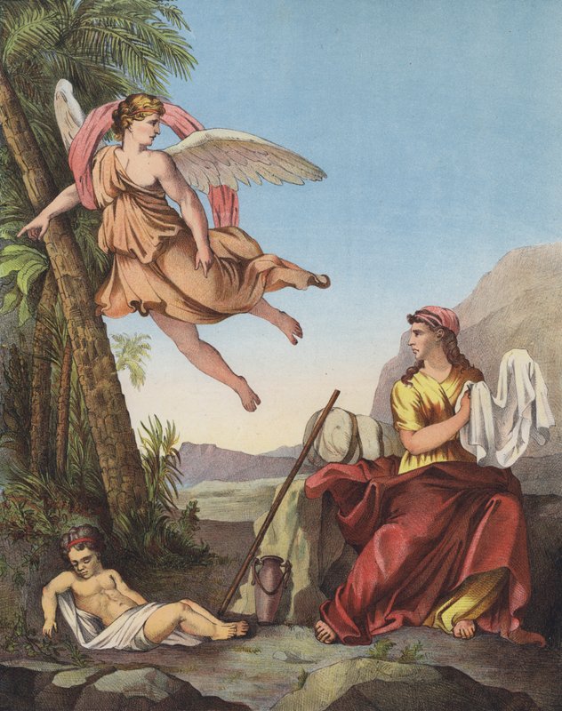 Hacer ve Melek vahşi doğada by Eustache Le Sueur