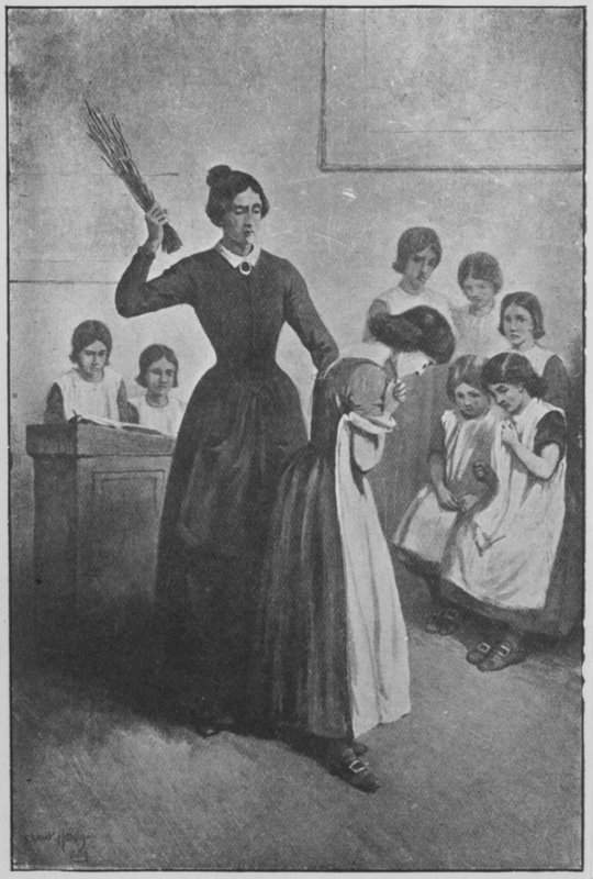 Charlotte Bronte tarafından Jane Eyre için illüstrasyon (lito) by Evelyn Stuart Hardy