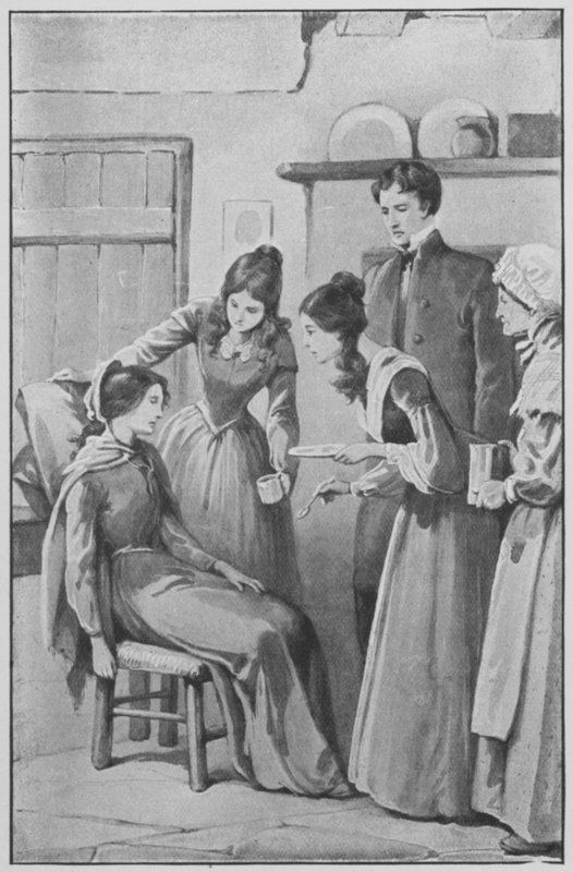 Charlotte Bronte'den Jane Eyre için İllüstrasyon by Evelyn Stuart Hardy