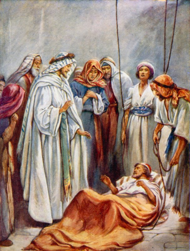 Palsi Hastası (renkli taş) by Evelyn Stuart Hardy