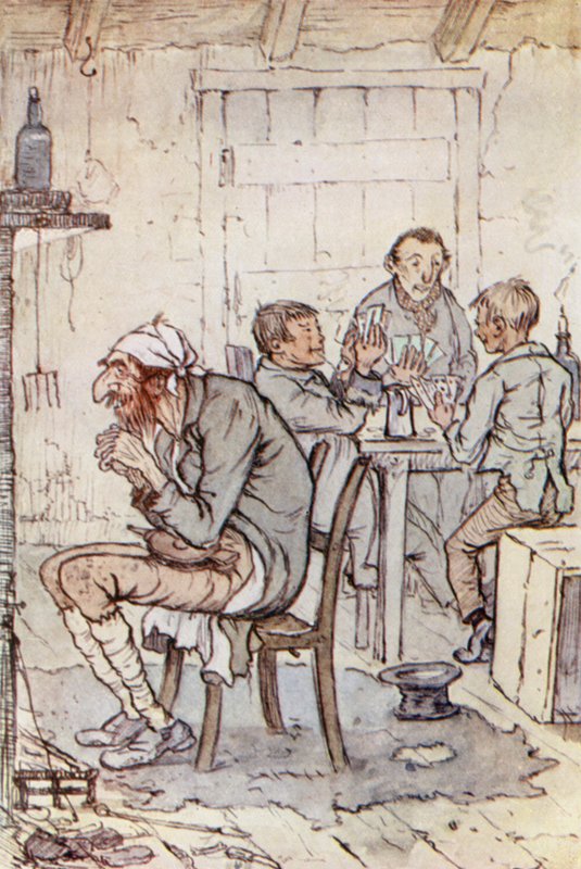 Oliver Twist (renkli taş) için çizim by F. M. B. Blaikie