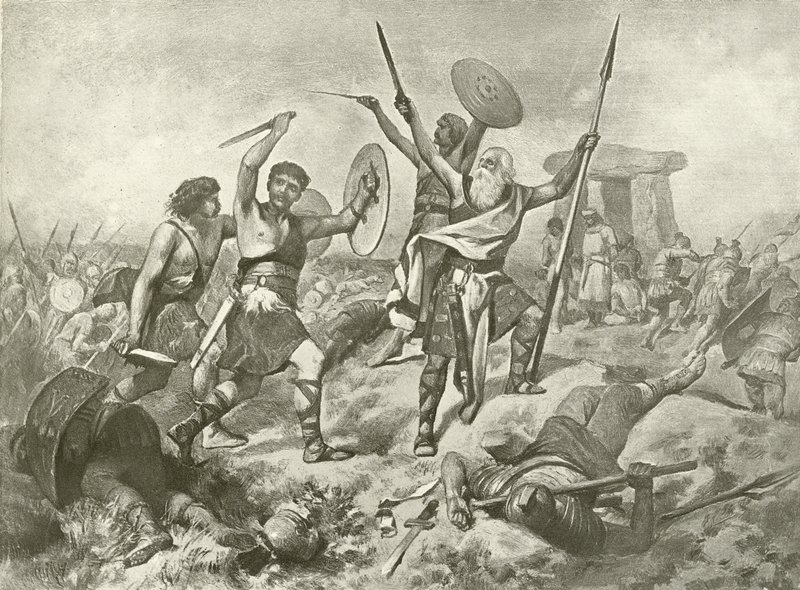 Cymbeline. Perde V, Sahne II (gravür) by Felix Octavius Carr Darley