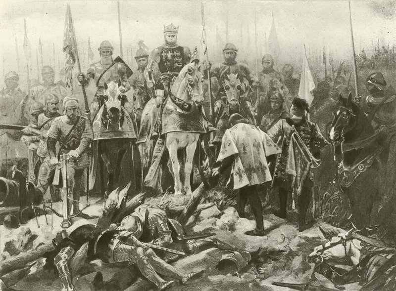 Kral Henry V. Perde IV, Sahne VII (gravür) by Felix Octavius Carr Darley