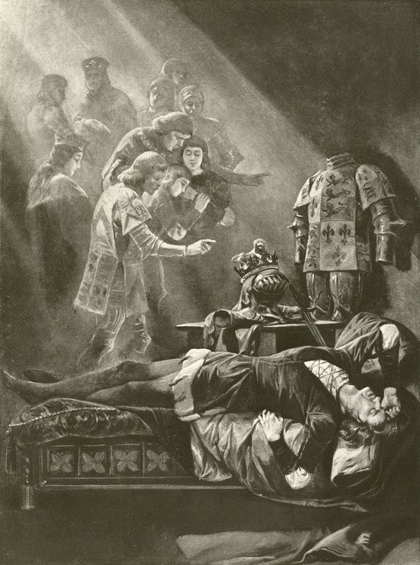Kral III. Perde V, Sahne III (gravür) by Felix Octavius Carr Darley