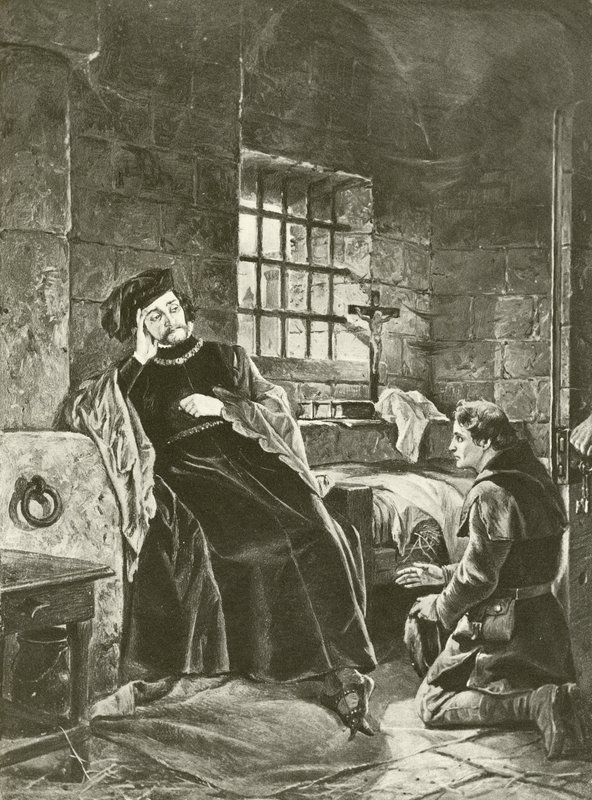 Kral İkinci Richard. Perde V, Sahne V (gravür) by Felix Octavius Carr Darley