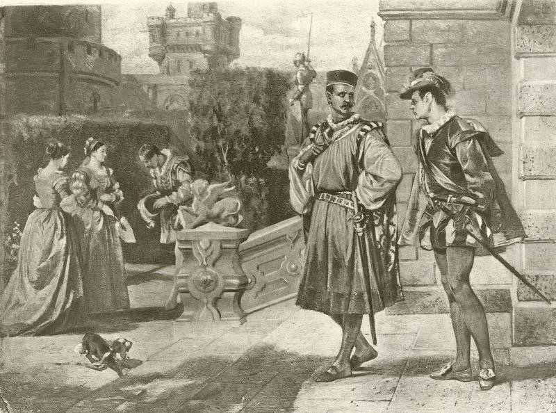Otello. Perde III, Sahne III (gravür) by Felix Octavius Carr Darley
