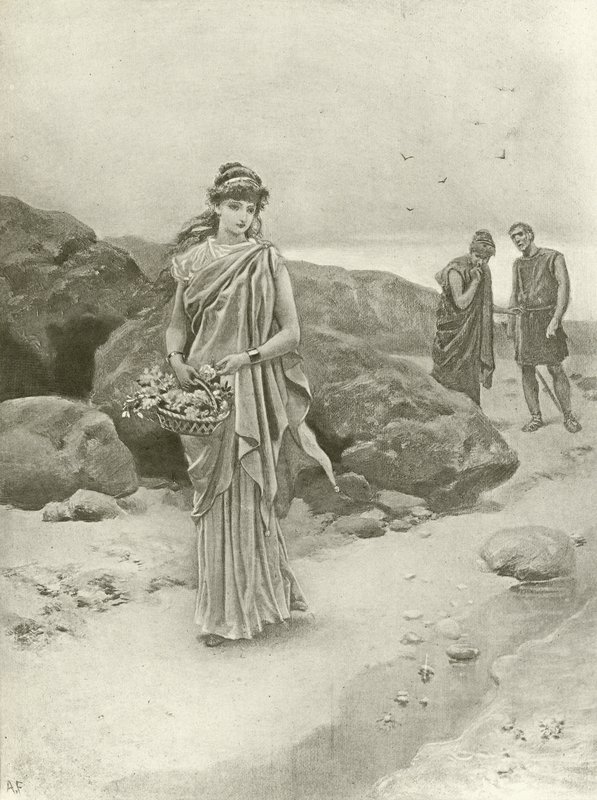 Perikles. Perde IV, Sahne I (gravür) by Felix Octavius Carr Darley