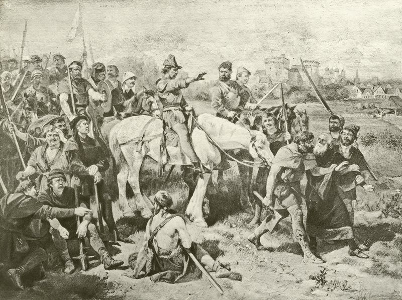 İkinci Kısım Henry VI. Perde IV, Sahne VII (gravür) by Felix Octavius Carr Darley