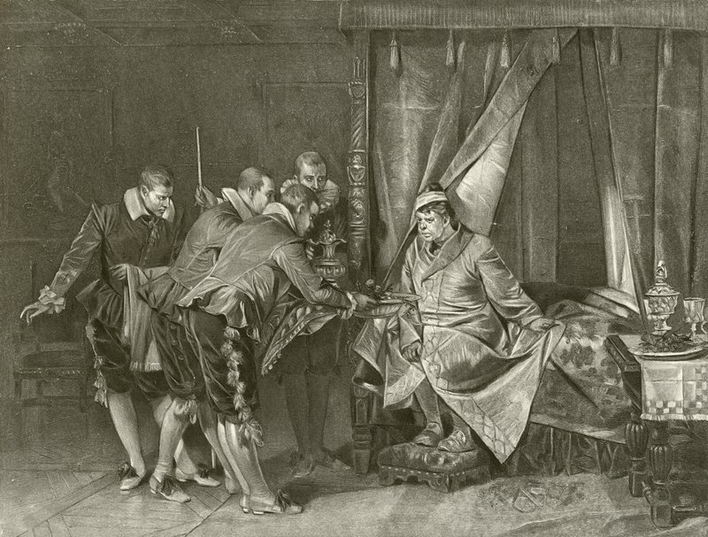 Taming of the Shrew. Induction, Scene II (gravure) by Felix Octavius Carr Darley