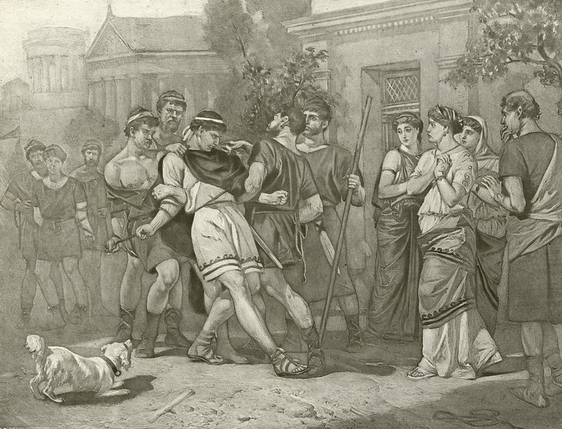 Hatalar Komedisi. Perde IV, Sahne IV (gravür) by Felix Octavius Carr Darley