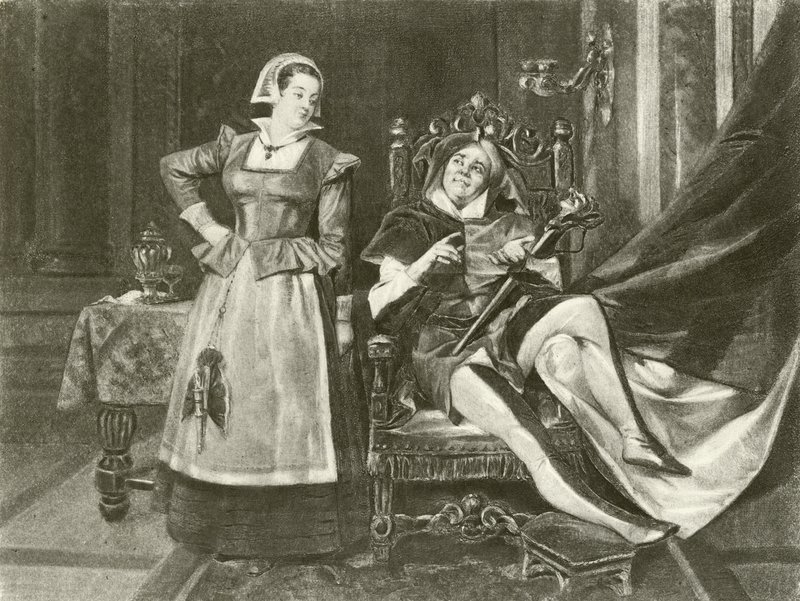 Twelfth Night. Act I-Scene V (gravure) by Felix Octavius Carr Darley