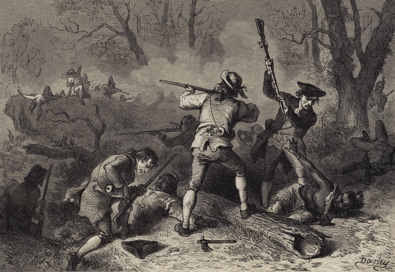 Güneybatı Sınırlarında Kızılderililerle Çatışma by Felix Octavius Carr after Darley