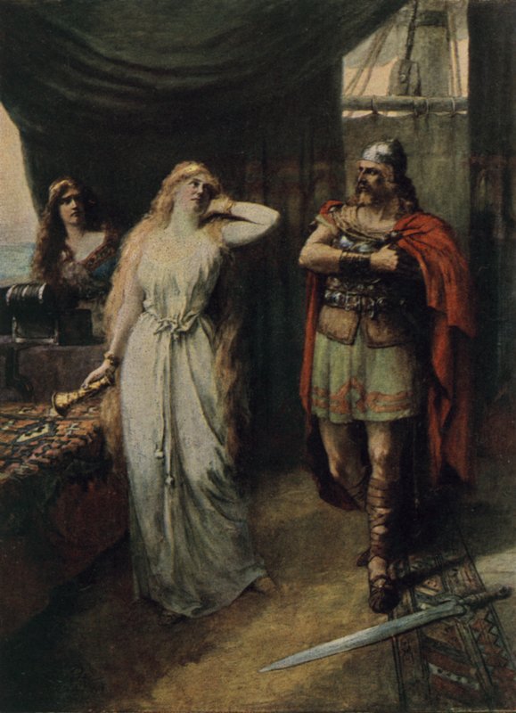 İkisi susmuş birbirlerine bakarak by Ferdinand Lecke