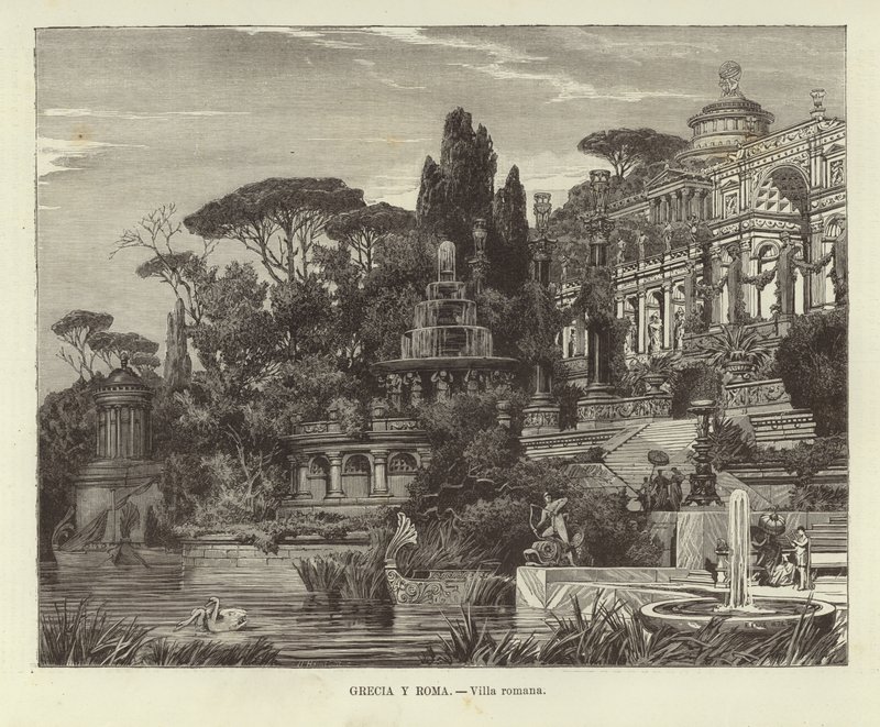Yunanistan ve Roma - Roma villası by Ferdinand Knab