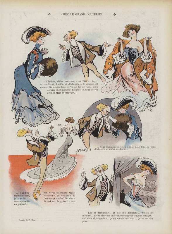 Le Rire için İllüstrasyon (renkli lito) by Ferdinand Sigismund Bac
