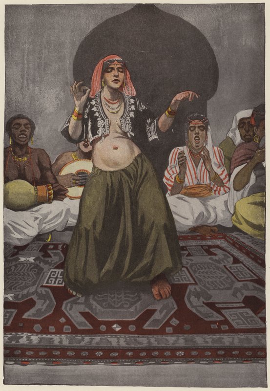 Oryantal dans by Ferdinand von Reznicek