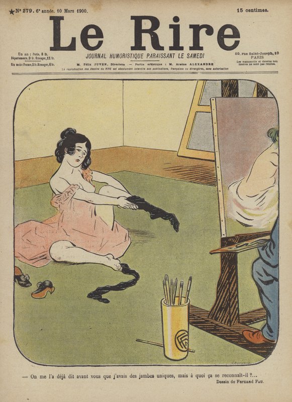 Le Rire için İllüstrasyon by Fernand Fau