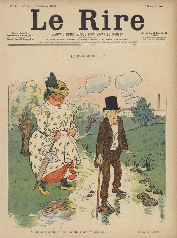Le Rire için İllüstrasyon by Fernand Fau