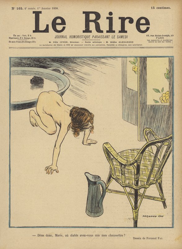 Le Rire için İllüstrasyon by Fernand Fau