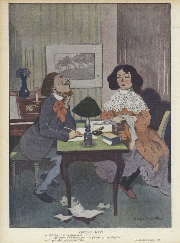 Le Rire için İllüstrasyon by Fernand Fau