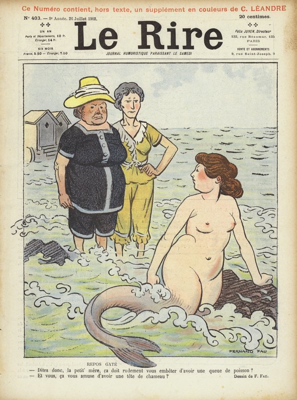 Le Rire için İllüstrasyon by Fernand Fau