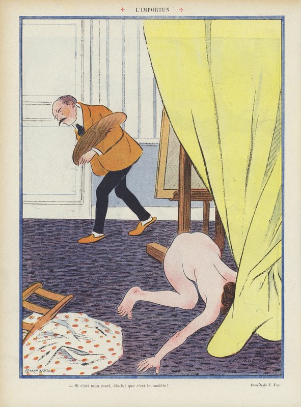 Le Rire için İllüstrasyon by Fernand Fau