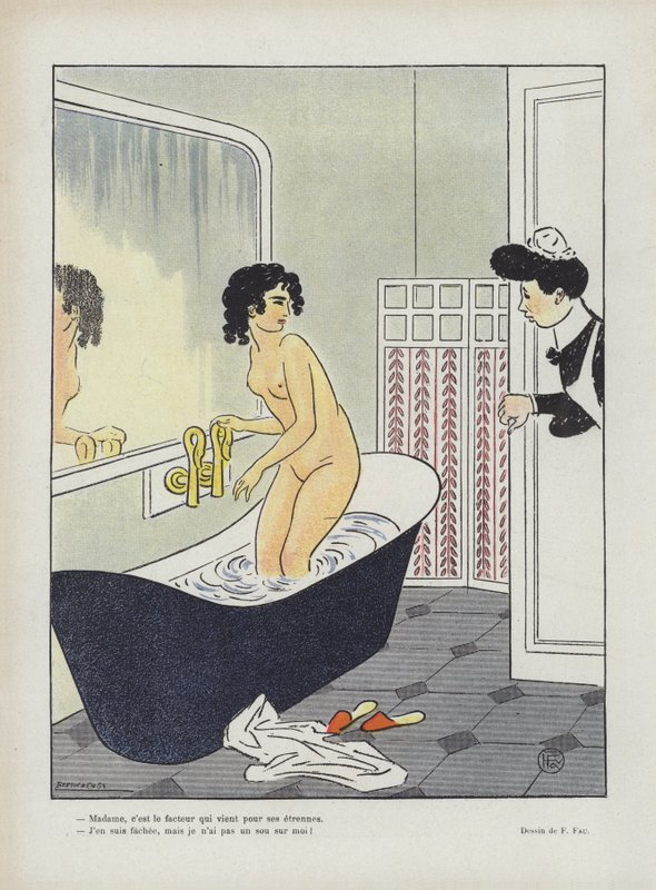 Le Rire için İllüstrasyon by Fernand Fau
