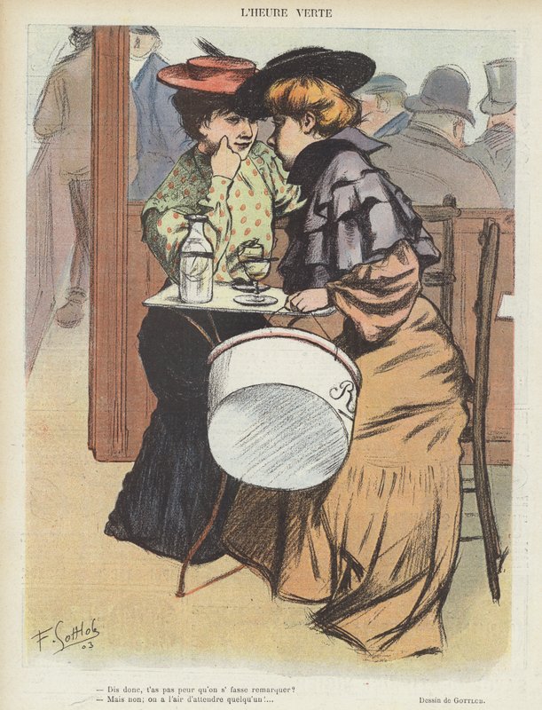 Le Rire için İllüstrasyon by Fernand Louis Gottlob