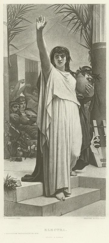 Elektrik (gravür) by Félix Joseph Barrias