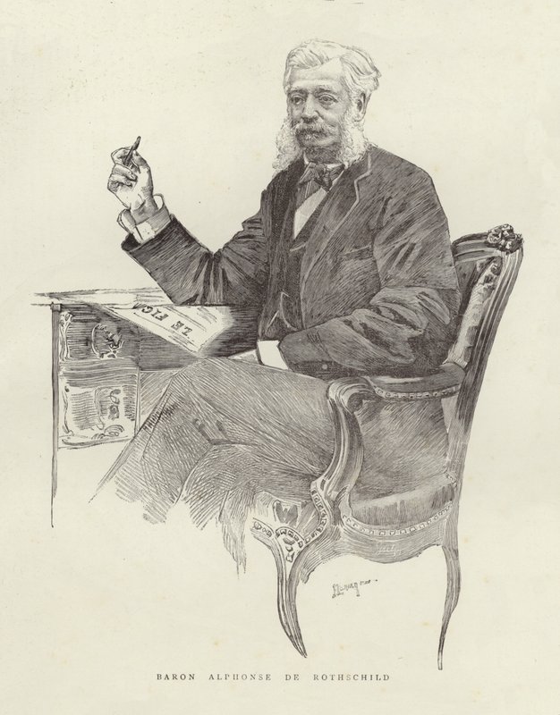 Baron Alphonse James de Rothschild by Florian