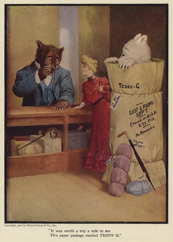 TEDDY - G yazan bu kağıt paketi görmek için bir mil yolculuğa değerdi. by Floyd V. Campbell