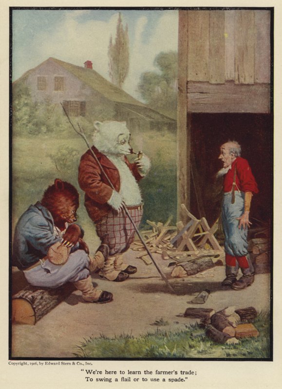 Çiftçi ticaretini öğrenmek için buradaydık; bir kürek sallamak veya bir kürek kullanmak için. by Floyd V. Campbell