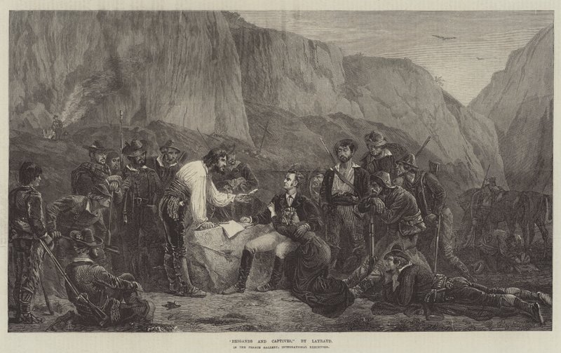 Fransız Galerisi'nde Eşkıyalar ve Esirler, Uluslararası Sergi by Fortune Joseph Seraphin Layraud