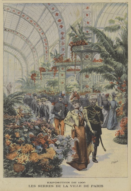 Paris şehrinin seraları, Exposition Universelle, 1900 by Fortune Louis Meaulle