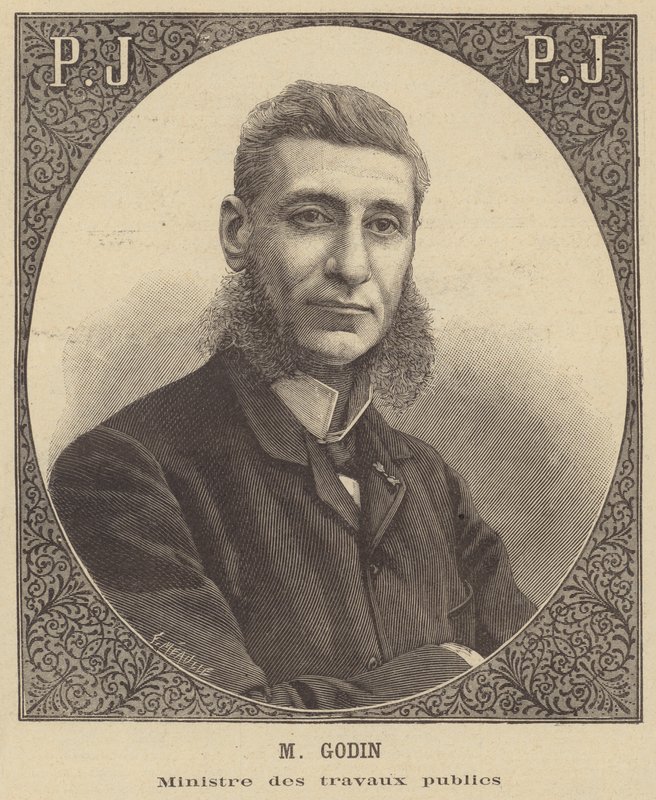 Fransa Bayındırlık Bakanı Jules Godin by Fortune Louis Meaulle