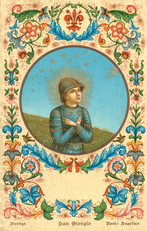 Aziz George (kromolitho) by Fra (after) Angelico