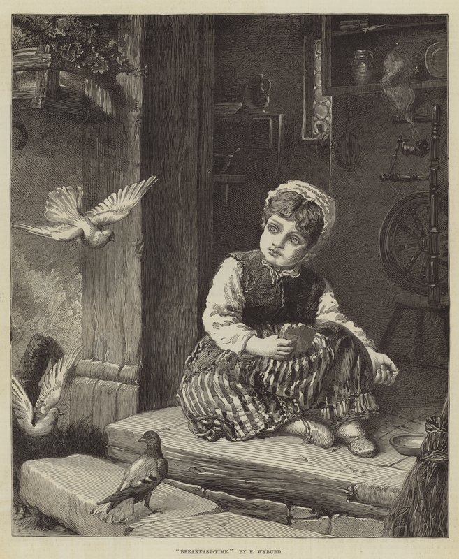 Kahvaltı zamanı by Francis John Wyburd