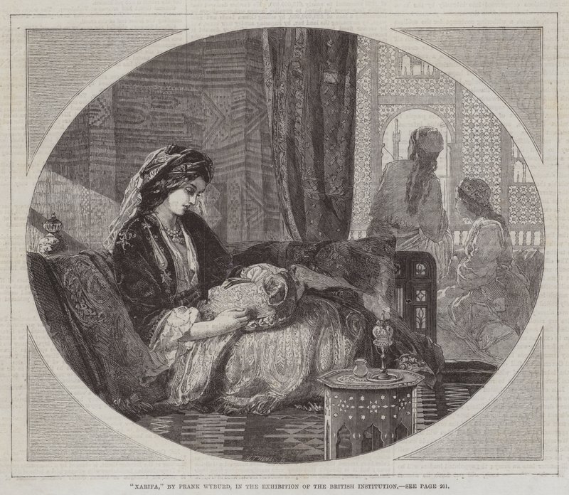 Xarifa, İngiliz Kurumu Sergisinde by Francis John Wyburd