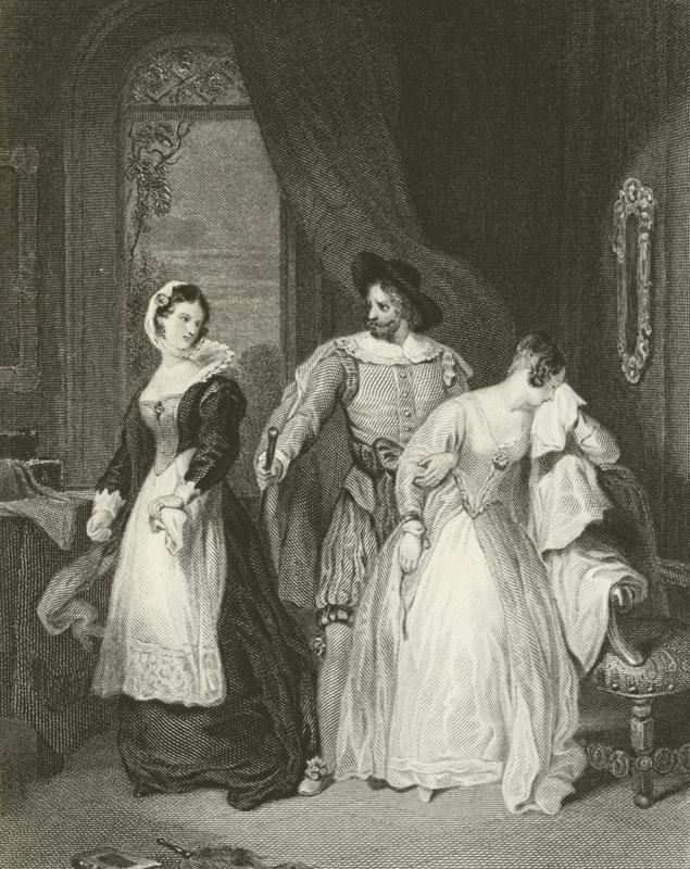 Katherine and Bianca  by Francis Phillip Stephanoff