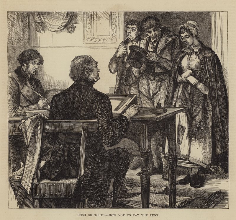 İrlanda Skeçleri, Kira nasıl ödenmez by Francis S. Walker