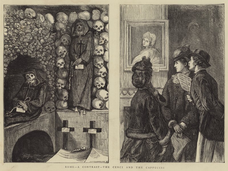 Rome, a Contrast, the Cenci and the Cappucini  by Francis S. Walker