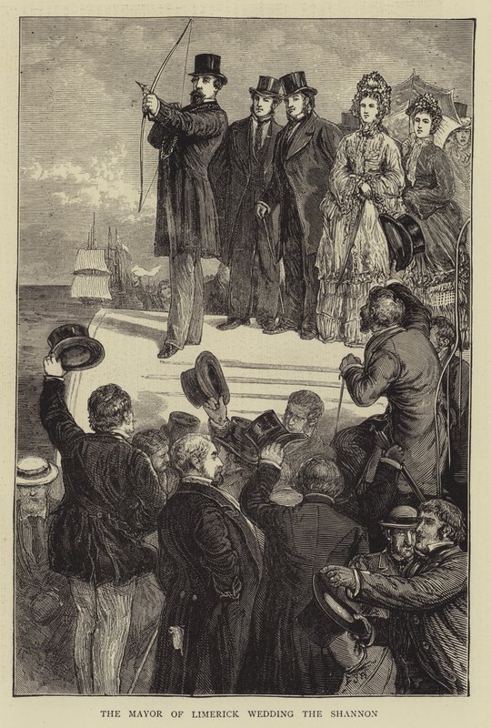 Limerick Belediye Başkanı Shannon ile nikah masasına oturdu by Francis S. Walker