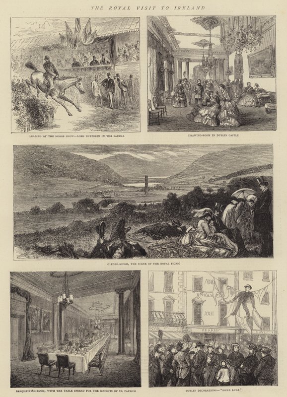 İrlanda Kraliyet Ziyareti by Francis S. Walker