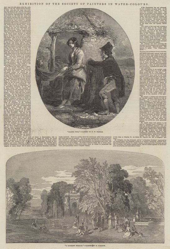 Ressamlar Cemiyeti Suluboya Sergisi by Francis William Topham