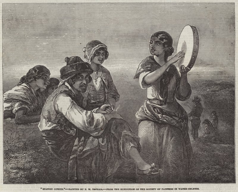 İspanyol Çingeneleri by Francis William Topham